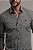 Camisa Social Masculina Manga Longa Slim Fit Xadrez Preta/branca - Imagem 4