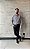 Camisa Social Ml Comfort Fit Button Down Xadrez Branco/preto - Imagem 1