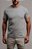 Camiseta Básica Gola Redonda Mescla Cinza - Imagem 3