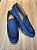 Sapato Masculino Mocassim Camurça Couro Navy - Mônaco - Imagem 1