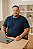 CAMISETA BÁSICA GOLA REDONDA LISA PLUS SIZE MARINHO - Imagem 3