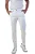 CALÇA ALFAIATARIA CASUAL SARJA SUPER SLIM COM ELASTANO LISA BRANCA - Imagem 3