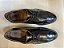 Sapato Social Derby Masculino Preto Couro sola preto - - Imagem 3
