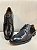 Sapato Social Derby Masculino Preto Couro sola preto - - Imagem 1
