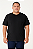 CAMISETA BÁSICA GOLA REDONDA LISA PLUS SIZE  Preto - Imagem 1