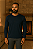 CAMISETA HENLEY MANGA LONGA MARINHO - Imagem 1