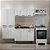 Cozinha Compacta Rose - 10 Portas - 1 Gaveta - Branco Neve - ITATIAIA - Imagem 1