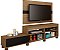 Conjunto Rack Com Painel Ever Ii - Amendoa & Preto - para Tv 47 Pol - ARTELY - Imagem 1