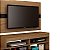 Conjunto Rack Com Painel Ever Ii - Amendoa & Preto - para Tv 47 Pol - ARTELY - Imagem 2