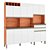 KIT Cozinha Malbec 12 Portas - Castanho / Branco - RONIPA - Imagem 1
