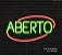 Aberto - Circulo  - Luminária em Neon de LED (A=17cm x L=36cm) - Imagem 3