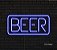 Beer - Quadrado - Luminária em Neon de LED (A=16cm x L=36cm) - Imagem 1