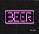 Beer - Quadrado - Luminária em Neon de LED (A=16cm x L=36cm) - Imagem 8