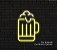 Cerveja - Luminária em Neon de LED (A=21cm x L=14cm) - Imagem 1