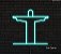 Cristo Redendor - Luminária em Neon de LED (A=27cm x L=27cm) - Imagem 1