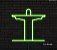 Cristo Redendor - Luminária em Neon de LED (A=27cm x L=27cm) - Imagem 9