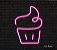 Cupcake - Luminária em Neon de LED (A=20cm x L=15cm) - Imagem 1