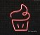 Cupcake - Luminária em Neon de LED (A=20cm x L=15cm) - Imagem 10