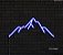 Montanha  - Luminária em Neon de LED (A=12cm x L=30cm) - Imagem 4