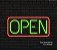 Open / Quadrado - Luminária em Neon de LED (A=16cm x L=36cm) - Imagem 1