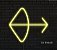 Sargitário (Signo) - Luminária em Neon de LED (A=19cm x L=22cm) - Imagem 2