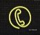 Telefone - Luminária em Neon de LED (A=20cm x L=20cm) - Imagem 2