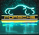 Porsche - Luminária em Neon de LED (A=20cm x L=50cm) - Fundo Preto / Letras Brancas - Imagem 6
