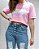 T-shirt Cropped Dynamite Rosa - Imagem 3
