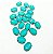 Oval engrampado 10x14 tiffany opal c/6 - Imagem 1