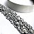 Kit tiara larga cristal - Imagem 1