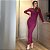 Vestido drapeado Red Plum - Imagem 2