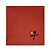 Guardanapo Linho Terracota Garfos do assador – 40×40 cm - Imagem 1