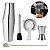 Kit Bar Coqueteleira Boston e Acessórios Inox 5 Peças - Imagem 1