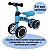 Bicicleta de Equilibrio Infantil Andador de Empurrar Bebe Azul - Imagem 2