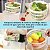 Seca Salada Centrifuga Secador Verduras Manual Grande 4 L - Imagem 2