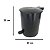 Lixeira Para Banheiro e Cozinha Com Pedal Plastico 4 Litros - Imagem 4