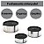 Jogo de 10 Potes Para Mantimento Conjunto Cozinha Alimento - Imagem 5