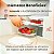 Kit 6 Pote C/ Escorredor Porta Frios Queijo Presunto Frutas Em Plástico- Branco - Imagem 5