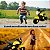Moto Elétrica Infantil com Som e Luz  Amarelo - Imagem 6