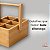Porta Talheres Bambu Organizador Utensílios de Mesa Com Alça Caixa Organizadora - Imagem 7
