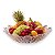 Fruteira De Vidro Centro De Mesa Saladeira 38 Cm Travessa Petisqueira Multiuso Transparente - Imagem 1