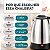 Chaleira elétrica 110 V Jarra 1,8 Litros Desligamento Automático 1000 W Base Giratória - Imagem 7