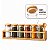 Porta Tempero Cozinha Bambu Vidro 6 Potes 150 ml Organizador Condimentos Hermético - Imagem 1