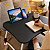 Mesa Dobrável Apoio Notebook Tablet Celular Home Office Cama Refeição Portátil Com Porta Copos - Imagem 5