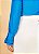 BLUSA PLANO C/ GOLA BABADOS AZUL - 26842A - Imagem 4