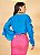 26899 BLUSA PLANO AZUL C/ BABADOS - Imagem 2