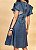 VESTIDO JEANS C/ MANGA BABADOS 105CM 26886 - Imagem 4