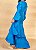 VESTIDO LONGO PLANO AZUL COM BABADOS 26898 - Imagem 3