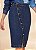 26845 SAIA LÁPIS JEANS C/ VISTA EM BOTÕES 67CM - Imagem 3