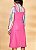 26965 SALOPETE EVASE DE COURO FAKE PINK 115CM - Imagem 6
